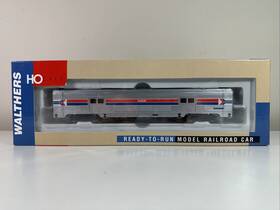 932-6401 Walthers Ho Scale Amtrak Ph I 73 Budd Baggage Car Nib Rtr