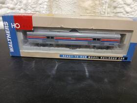 932-6402 Walthers Ho Scale Amtrak Ph 2 73ft Budd Baggage Car New