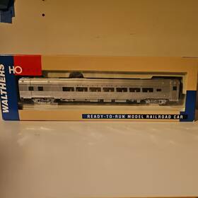 932-6427 Walthers Ho Budd Lounge Car Cb&q Chicago Burlington And Qunicy