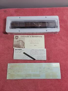 932-9650 Walthers Prr 1953 Era Broadway Ltd Dudd Kitchen-dormitory Car Ln/box