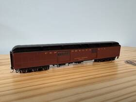 932-10504 Walthers 93210504 Ho Pennsylvania Heavyweight Baggage Car Acf 70 Prr #932-10504