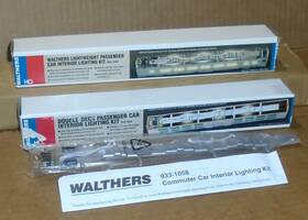 933-1058 Walthers #933-1049 #933-1058 2 Ho Passenger Car Interior Light Kits Nib And