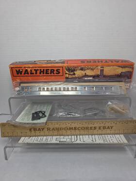 Walthers 933-6644 Ho Scale 80ft Pb Combine Car Passenger Train Kit Metal Wood Nos