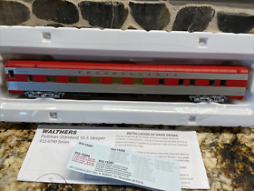 932-15204 Walthers Ho #932-15204 Pullman Standard 10-5 Sleeper Pennsylvania Slsf Rtr Nib