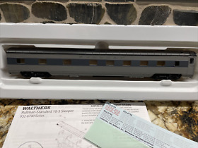 932-6755 Walthers Ho #932-6755 Pullman Standard 10-5 Sleeper Pool Rtr Nos