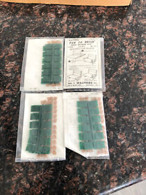C998 Walthers Ho Molded Passenger Car Seats #c998 4 Packs Of 24 Nos