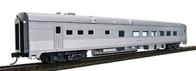 30150 Walthers Mainline 85foot Budd Diner Painted Unlettered Silver Ho Scale Model