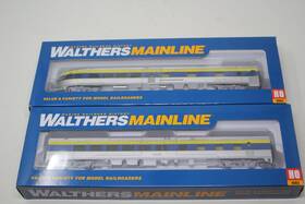 910-30164 Walthers Mainline 910-30363 Lot Of 2 Mailine Delaware And Hudson Railroad Passenger Cars Obs Diner