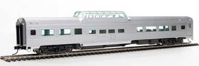 910-30412 Walthers Mainline Walthers-85ft Budd Dome Coach - Ready To Run Painted Silver Unlettered Ho
