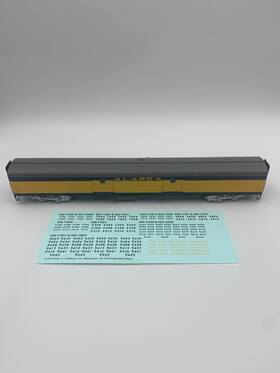 920-11600 Walthers Proto Ho 85ft Acf Baggage Car Alaska Rr. 1971 Paint. 920-11600. Iob