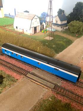 932-9067 Walthers Proto Ho Ac&f Baggage-dorm Great Northern Big Sky Blue # 932-9067. Iob