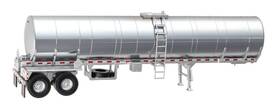949-12356 Walthers Scenemaster 616374215676 Ho Scale Food Grade Tank Trailer Painted Unlettered