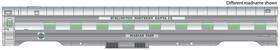 Walthersproto 616374172948 Walthers Proto Ho Scale 85ft Pullman Sleeper Car Lighted Bnsf #66 Cajon Pass