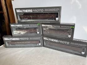 920-9749 Walthersproto Walthers Proto Prr 85ft Acf P85b Coach Baggage Observation R50b Express Reefer