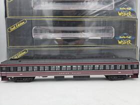 G1259l Weaver Lehigh Valley Black Diamond And John Wilkes 4 Car Bradley Passenger Set New