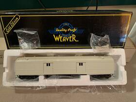G22600sd Weaver Id#g22600sd O Scale 2 Rail Undecorated B6b Baggage/mail Car