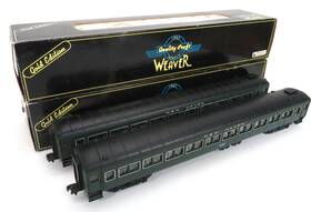 U16009ld Weaver New Haven Passenger Pullman-bradley Deluxe Coach Car 2-pack O Gauge H