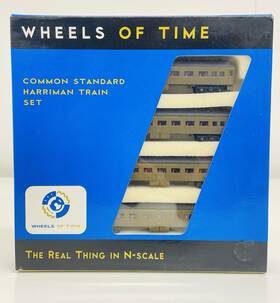 138ts Wheels Of Time N Wp Dark Olive Arched Roof 4 Car Passenger Set New