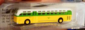 90341 Wheels Of Time 898248002500 Wheeles N Scale - Los Angeles Transit Coach #5037 With Ad
