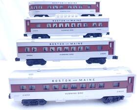 02729 Williams Trains B&m Boston And Maine 4 Car Passenger Set Streamliner