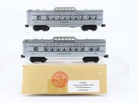 1464sao Williams O Gauge 3-rail Luxury Lines Streamliners Passenger 2-car Add-on