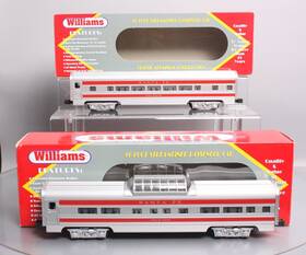 2544ao Williams O Santa Fe Super Chief 2-car Add-on Set Ex/box