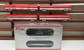 Sm4317 Williams 43171 O 3 Railtexas Special 72ft Streamlined Passenger 4 Pack New