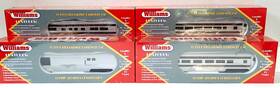 Ll-1037 Williams Electric Trains O Ga Illinois Central 4-60ft Aluminum Passenger Cars #ll-1037 New