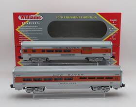 Ll1011cd Williams O Gauge New Haven 60ft Luxury Liner Combine/diner Set Ln/box Ll1011cd Williams O Gauge New Haven 60ft Luxury Liner Combine/diner Set Ln/box