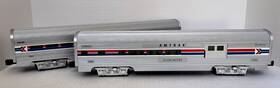 Ll1027cd Williams O Ga Amtrak 60ft Aluminum Passenger 2 Car Add-on #