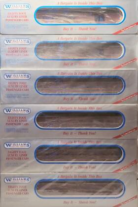 Ll805 Williams William 6 Car 21 Inch Passenger Set Pennsylvania 80ft Luxury Liner