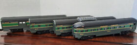 Ll1016 Williams O Gauge Reading Rr 60foot Aluminum Luxuary 4 Passenger Cars #ll1016 Nos
