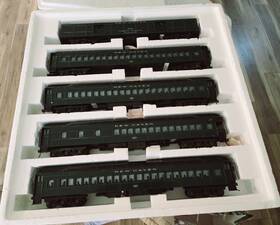 Sa-3099 Williams Classic Madison Style New Haven Passenger Cars 80ft O Gauge Lot Of 5