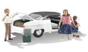 As5342 Woodland Scenics 1/160 N Scale Pit Stop Autoscenes Mom Pop And Kid Pees
