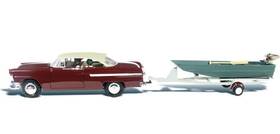 As5544 Woodland Scenics 1/87 Ho Scale To The Lake Autoscenes Vintage Motor Boat