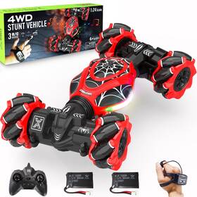 B0fmf99ghm Xuerentech Spider Rc Cars Toys With Body Tires Lights 2.4ghz Gesture Hand Contr