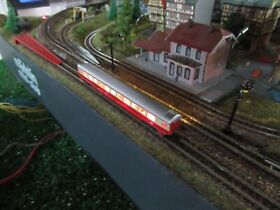 8758 Z Marklin Flicker Free Led Illuminated Passenger Car 1st Class Db Nib