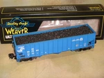 Weaver O-scale 3-RAIL Conrail Quality 3-BAY Coal Hopper Car #507099 W. Load. Fixed Price $28.00.