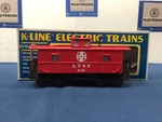 K-line Santa Fe #6138 Steel Sided Illuminated Caboose K-6138. Fixed Price $19.99.