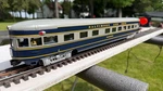 K-line K4600-09-01 21" Aluminum Baltimore & Ohio Observation Car No Box-tested. Fixed Price $225.00.