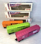 Lionel Trains Coca-cola Boxcars Tab, Fanta & Sprite 9743, 9744 9745 Gauge. Fixed Price $60.00.