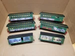 Bachmann 0N30 Thomas Kinkade Christmas Express Passenger Set Green. Fixed Price $120.00.