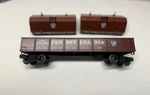Lionel Pennsylvania Gondola Car W/ Coil Covers 6-17406 Std. Scale Prr. Fixed Price $27.98.