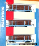 Ho Walthers 932-34004 45' Logging Flat Car W/logs 3-PACK Georgia Pacific Gpsx. Fixed Price $149.99.
