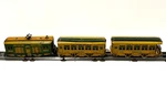 Hoge Tom Thumb Prewar Train Set Tin Lithograph - Runs Read. Fixed Price $125.00.