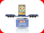 Scale **ringling** Clown Billboard On Flat Car Rbbx 106 -micro Trains 10900161. Fixed Price $32.95.