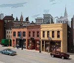 Walthers Cornerstone 933-4072 Ho Merchant Row Background Building Kit. Fixed Price $30.99.
