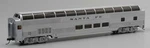 Bachmann 13002 Ho Scale Budd 85' Dome W/lights Santa Fe Silver. Fixed Price $84.99.