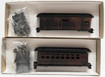 Scale Mdc Roundhouse Overton Passenger & Baggage Cars, Undecorated, Read. Fixed Price $20.00.