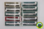 Con Cor Santa Fe Pullman Passenger Cars Micro Trains Couplers Used. Fixed Price $150.00.